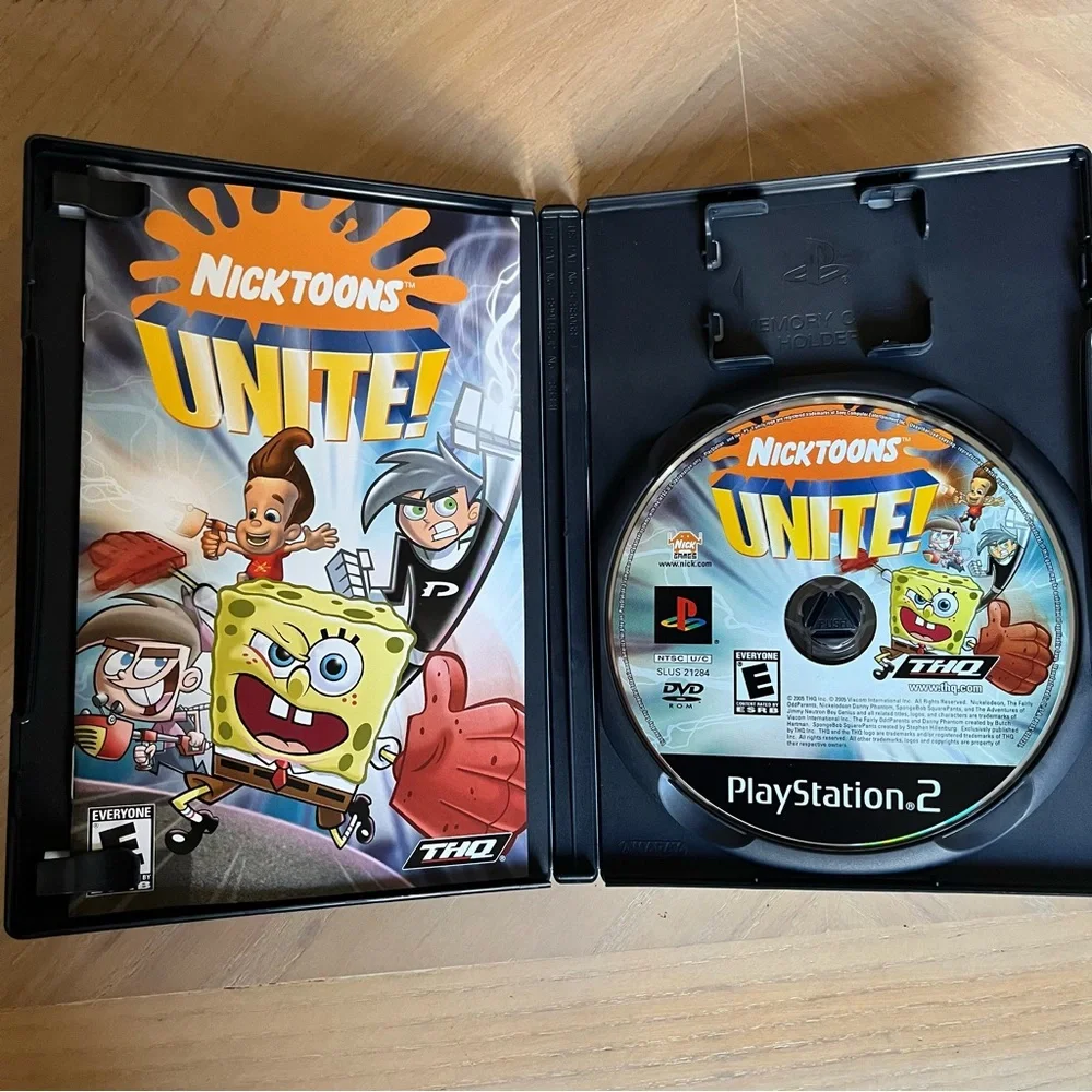 NICKELODEON Nicktoons Unite! PlayStation 2 PS2 Video Game